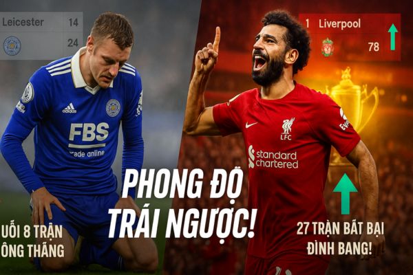 Nhận định bóng đá phong độ trái ngược của Leicester vs Liverpool