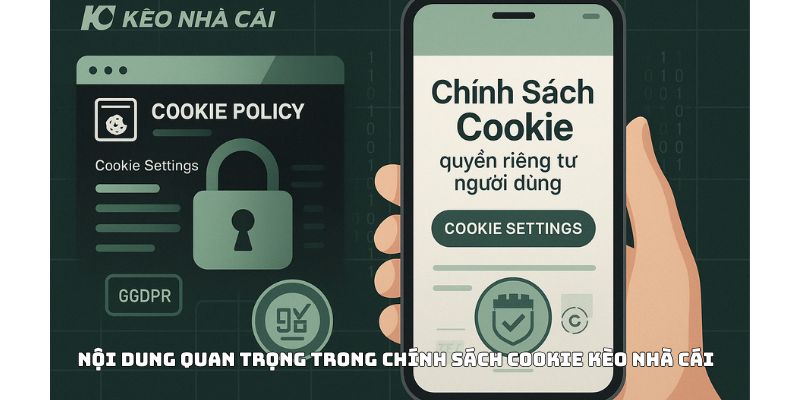 Nội dung quan trọng trong chính sách cookie Kèo Nhà Cái