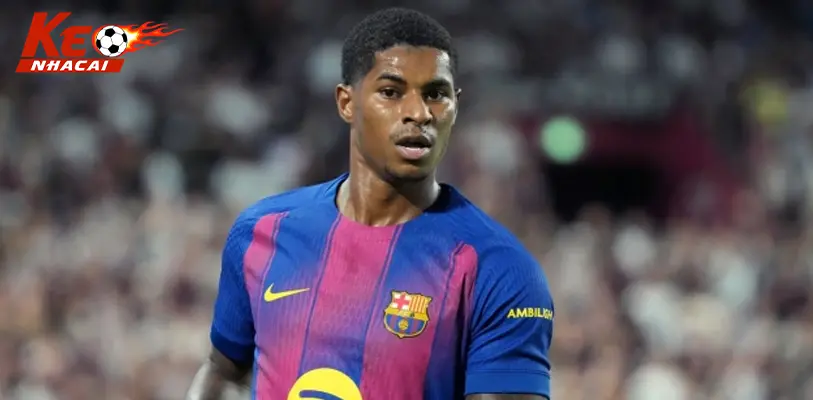Marcus Rashford trong màu áo MU